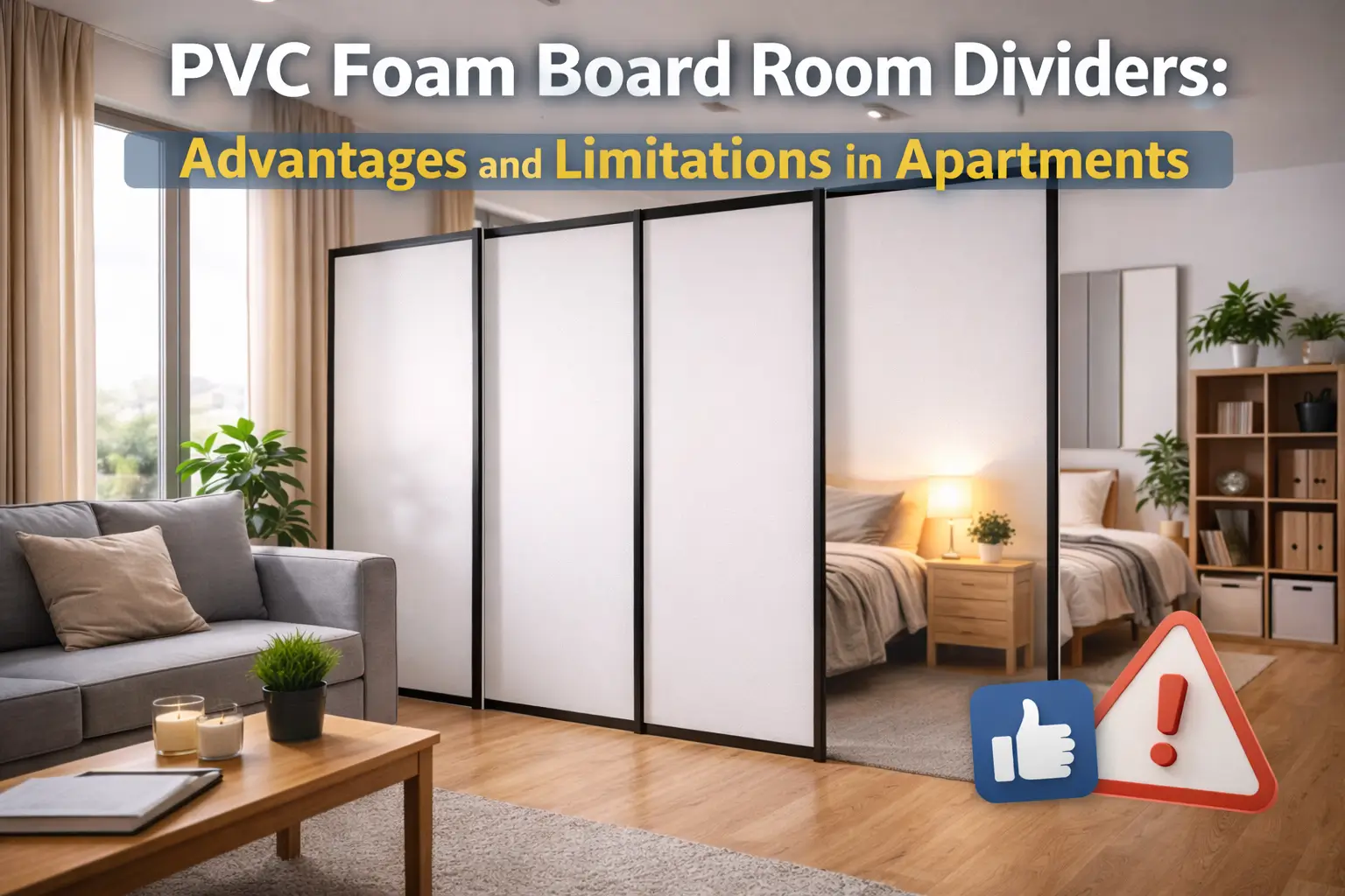 PVC foam board room dividers advantages and limitations in apartments