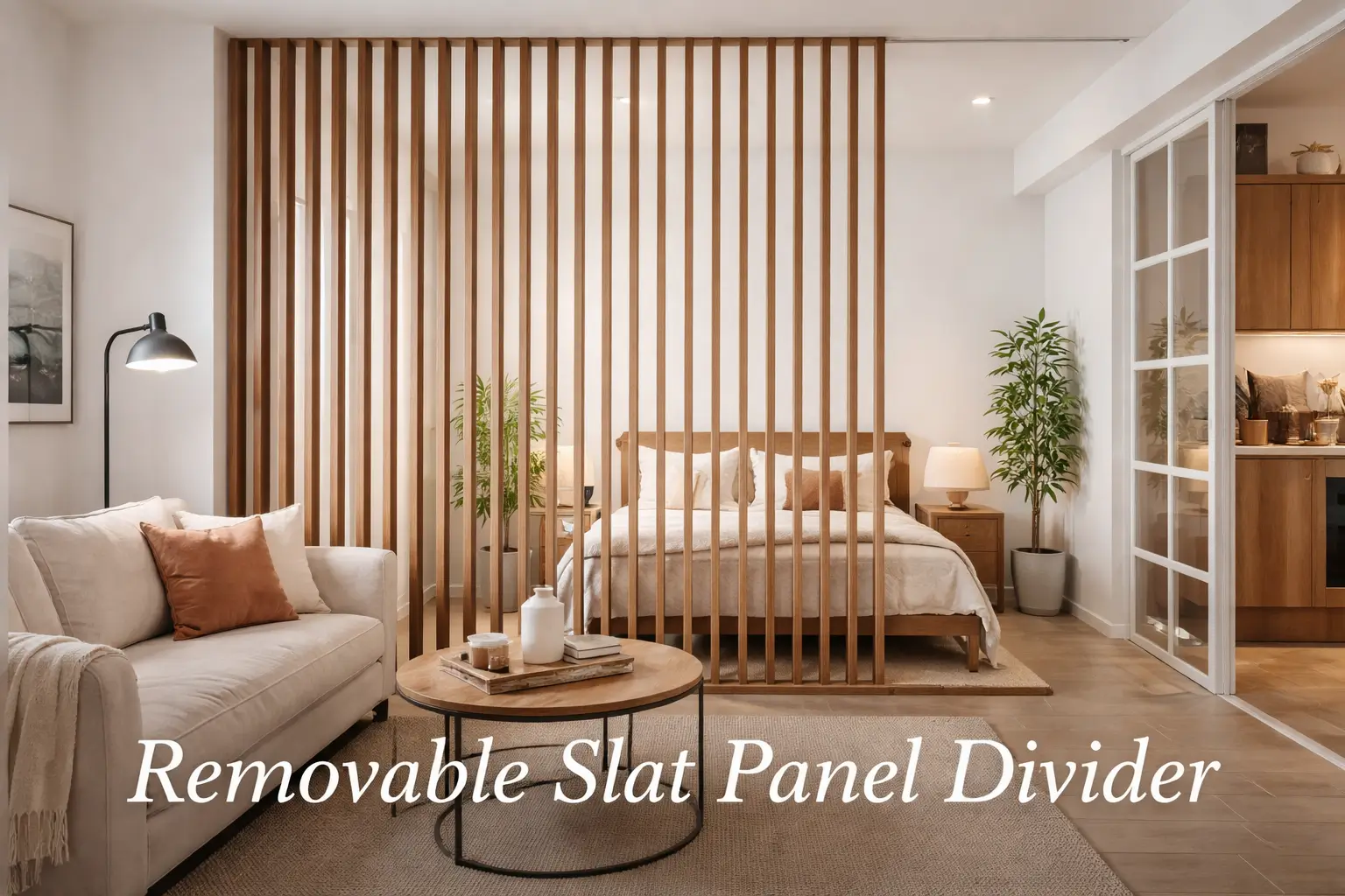 Removable Slat Panel Divider