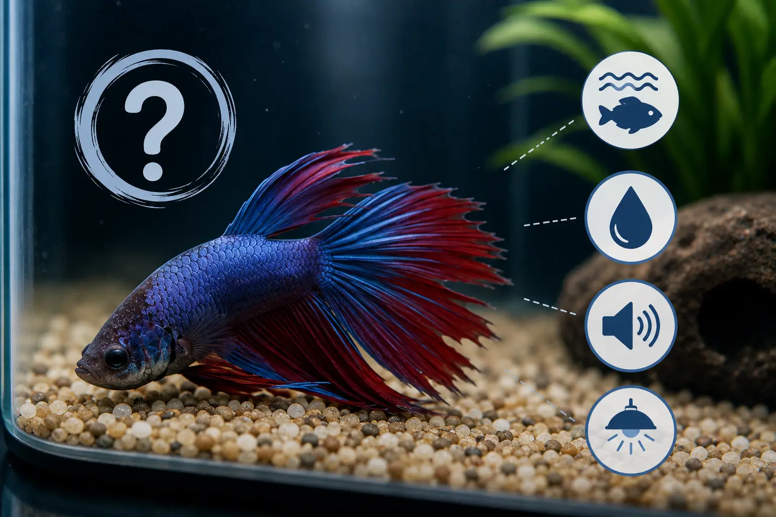 Como Saber se o Seu Peixe Betta Está Estressado
